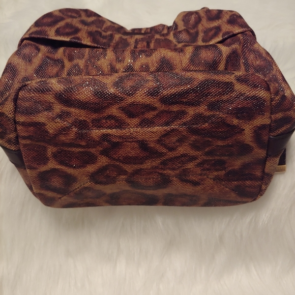 Stuart Weitzman Metallic Leather Leopard Bag - Picture 4 of 7